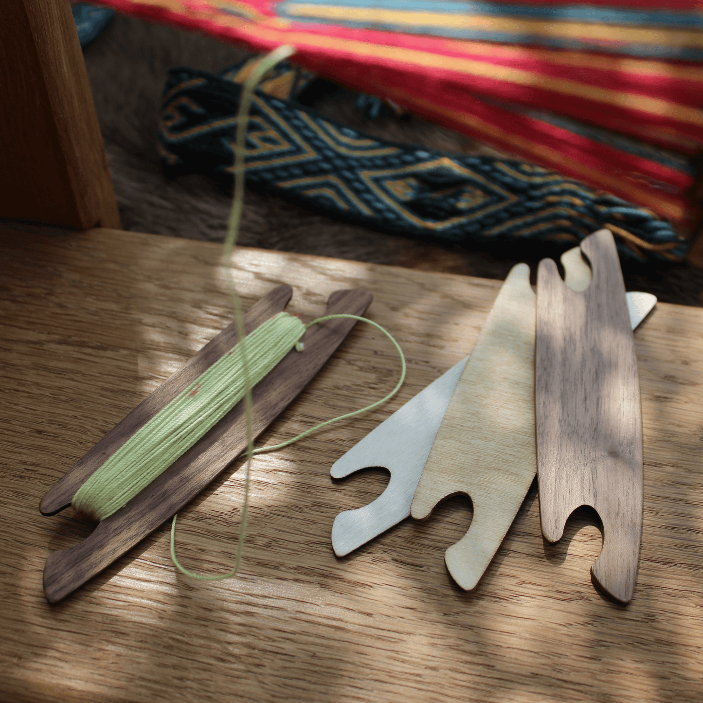 Navette bois massif pour métier à tisser aux tablettes | Gamme AUTHENTIQUE