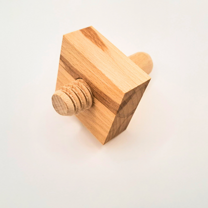 Lot de 3 écrous & filetages en bois