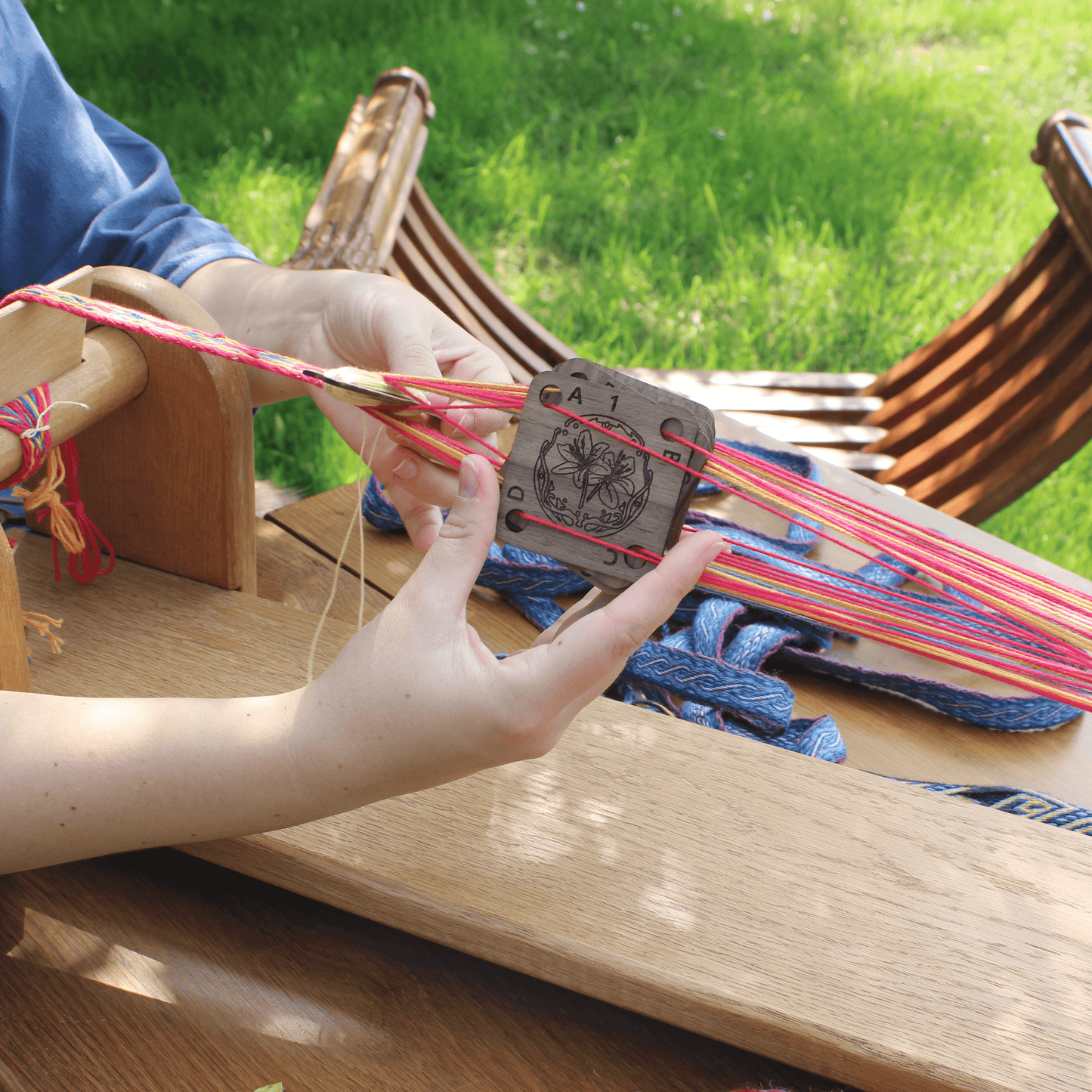 Lot cartes bois massif pour métier à tisser | Gamme AUTHENTIQUE