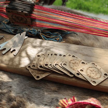 Lot cartes bois contreplaqué pour métier à tisser aux tablettes | Gamme ARTISAN