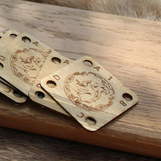 Lot cartes bois contreplaqué pour métier à tisser aux tablettes | Gamme ARTISAN