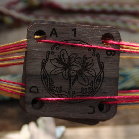 Lot cartes bois massif pour métier à tisser | Gamme AUTHENTIQUE