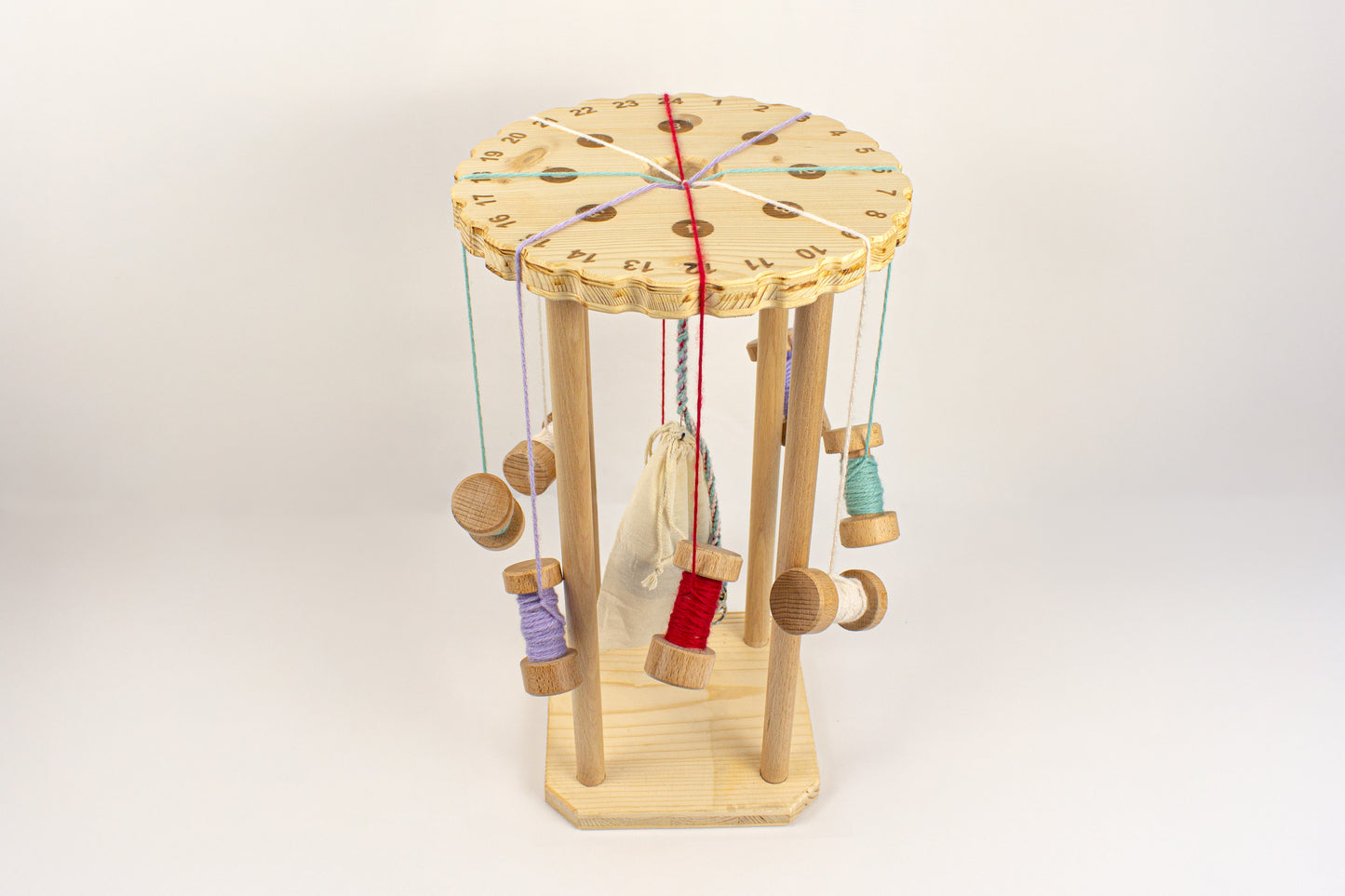 Marudai en bois pour l'art du kumihimo