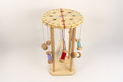 Marudai en bois pour l'art du kumihimo