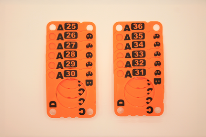 Lot cartes plastiques pour métier à tisser aux tablettes | Gamme INITIATION