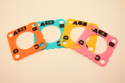 Lot cartes plastiques pour métier à tisser aux tablettes | Gamme INITIATION