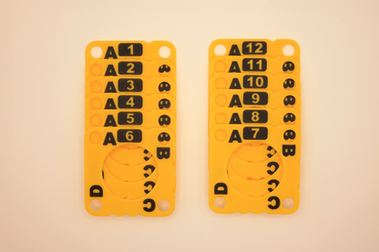 Lot cartes plastiques pour métier à tisser aux tablettes | Gamme INITIATION