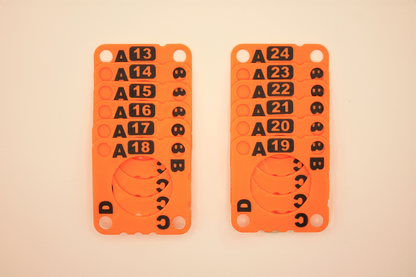 Lot cartes plastiques pour métier à tisser aux tablettes | Gamme INITIATION